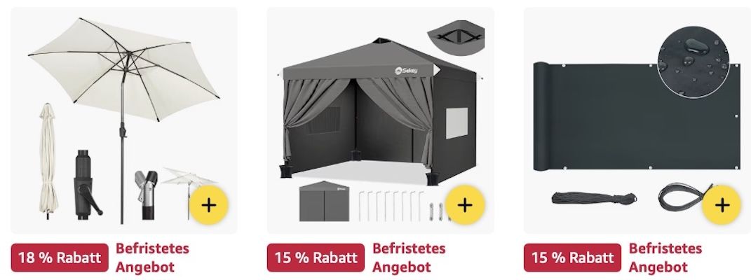 ☀️🏡☺️ Amazon: TOP Preise auf Gartenmöbel z.B. Gartenbank für 135€ (statt 162€)
