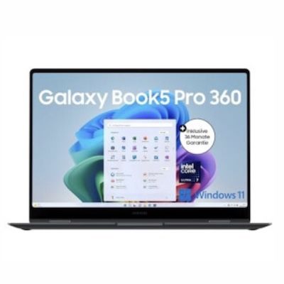 🧑‍💻 Samsung Galaxy Book5 Pro 360 2-in-1-Laptop mit 32/512 GB für 1.299€ (statt 1.599€)