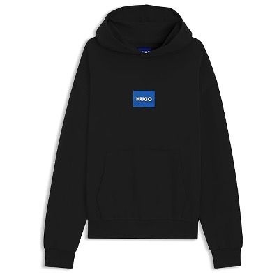 👕 HUGO Hoodie aus Baumwoll-Terry mit blauem Logo ab 52,66€