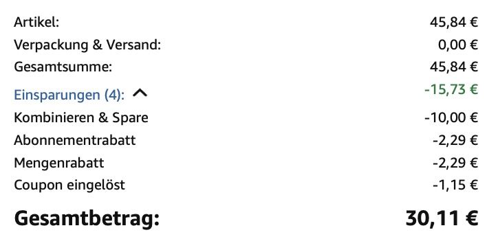 🧼 6x 1 L Old Spice Bearglove 3 in 1 Duschgel für 30,11€ (statt 45€)