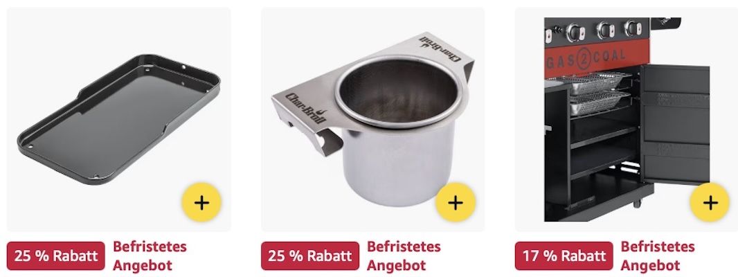 🔝🤑🍖 Amazon: TOP Preise auf Char Broil Grillzubehör z.B. Cool Clean Grillbürste für 10€ (statt 15€)