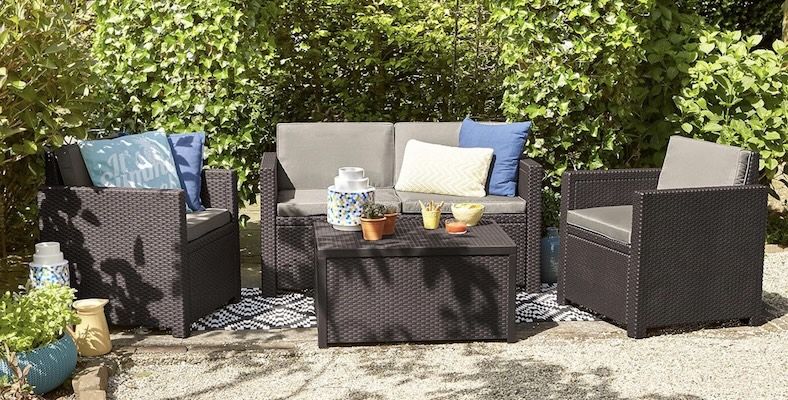 🏡 Allibert by Keter 2 Sitzer Gartenlounge Sofa Victoria für 114,99€ (statt 134€)
