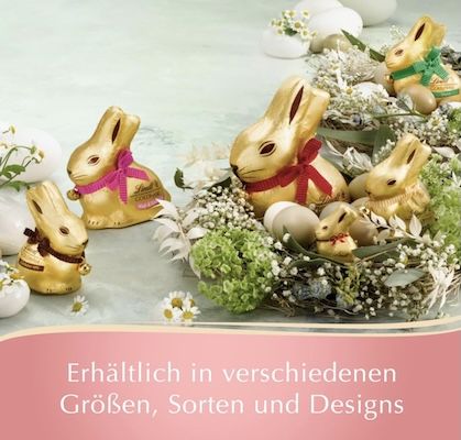 🐣 8x 50g Lindt Schokolade Goldhase 21,19€ (statt 25€)