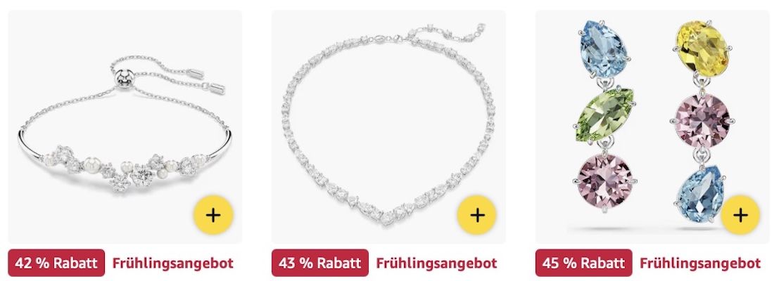 💍 Amazon: Swarovski im Frühlings Sale z.B. Gema Drop Ohrhänger für 66€ (statt 78€)