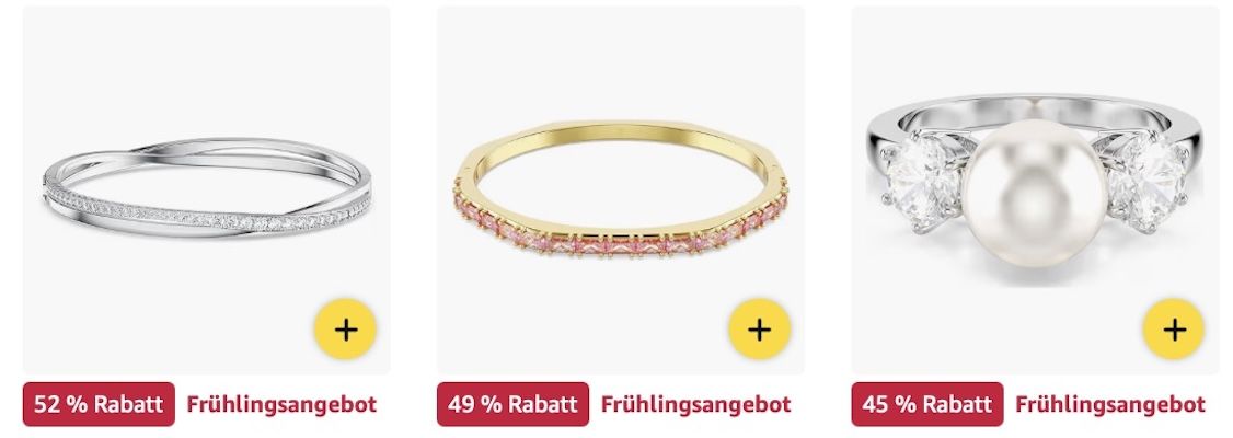 💍 Amazon: Swarovski im Frühlings Sale z.B. Gema Drop Ohrhänger für 66€ (statt 78€)