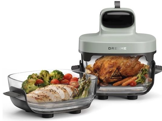 🤤 dreame 5-in-1 Glas-Heißluftfritteuse für 99€ (statt 149€) 🤤 dreame 5 in 1 Glas Heißluftfritteuse für 99€ (statt 149€)