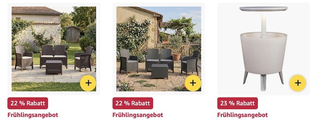 ☀️🏡☺️ Amazon: Frühlings Sale auf TOP Gartenmöbel z.B. Gerätehaus für 436€ (statt 499€)