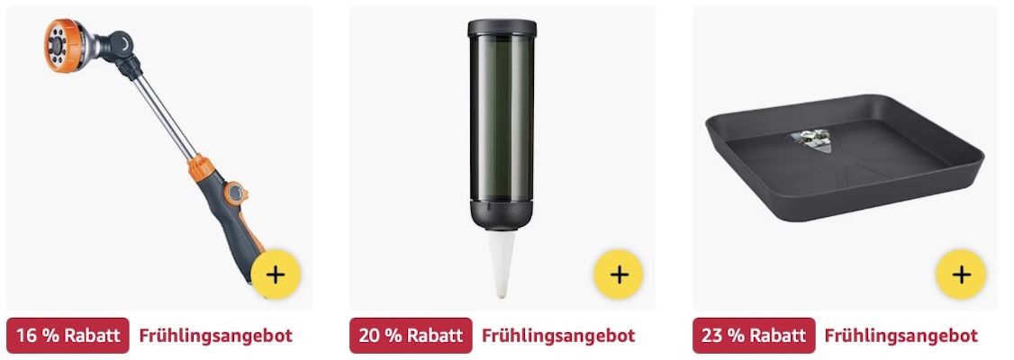 🪴🪏 Amazon: Frühlings Sale auf Pflanzentöpfe & Gartengeräte z.B. Schlauchtrommel für 77€ (statt 92€)
