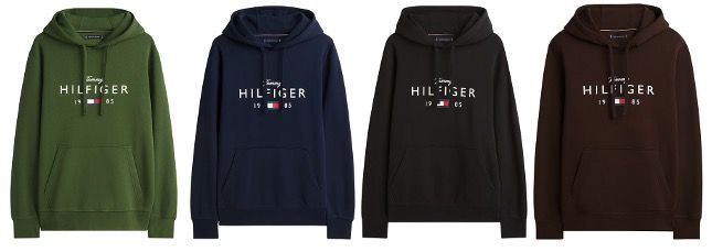 👕 Tommy Hilfiger Logo Graphic Fleece Hoody 🧨 in div. Farben ab 46,46€ (statt 81€)