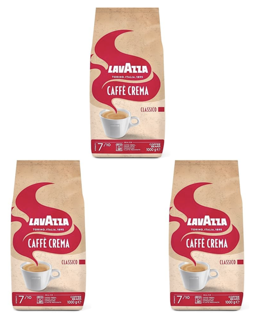 TOP! ☕ 3kg Lavazza Kaffeebohnen Caffè Crema Classico ab 39€ (statt 59€)