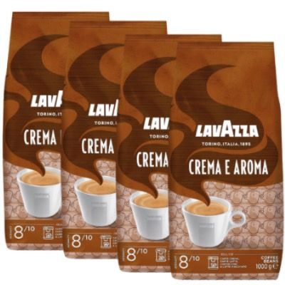 ☕ 4kg Lavazza Kaffeebohnen Crema E Aroma ab 48,54€ (statt 70€)
