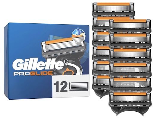 12x Gillette Proglide Original Ersatzklingen für 42,49€ (statt 47€)