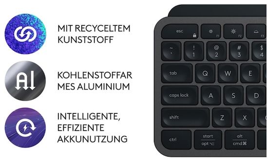 🔥 Logitech MX Keys S kabellose Tastatur in Grau für 69,99€ (statt 82€)