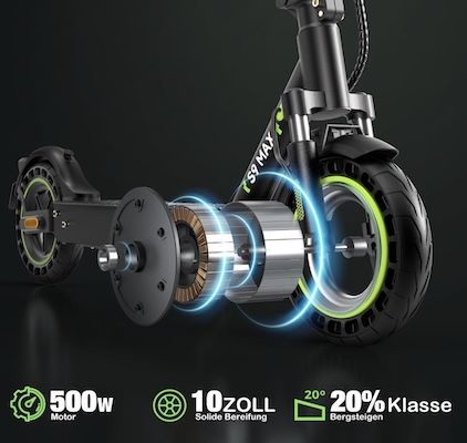 🛴 iSinwheel Elektroroller mit bis 40km Reichweite für 291€ (statt 372€)