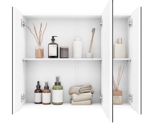 🛁 Yaheetech Spiegelschrank mit 3 Spielgeltüren für 55,99€ (statt 65€) 🛁 Yaheetech Spiegelschrank mit 3 Spielgeltüren für 55,99€ (statt 65€)