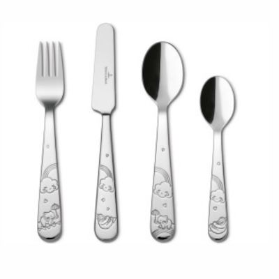 👦🏼 Villeroy & Boch – 4-tlg. Boho Kids „Walk like an elephant“ Kinderbesteck für 24,75€ (statt 29€)