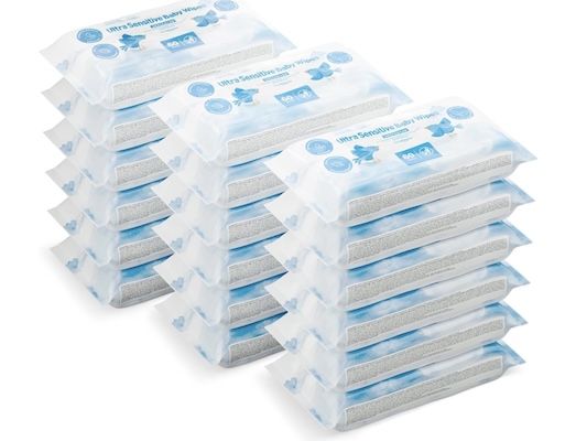 👼🏻 1080x by Amazon Ultra Sensitive Babyfeuchttücher für 12,91€ (statt 19€) 👉🏻 1 Cent pro Tuch
