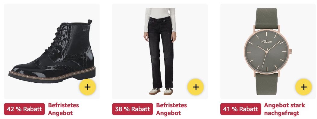 👖👔 Amazon: s.Oliver Big SALE z.B. Armbanduhr in Geschenkbox für 43€ (statt 50€)