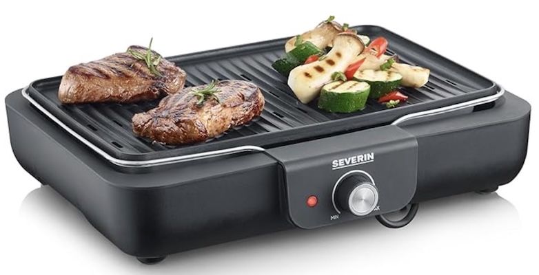 🍖 Severin Tischgrill mit Aluminium Grillplatte 30€ (statt 39€)