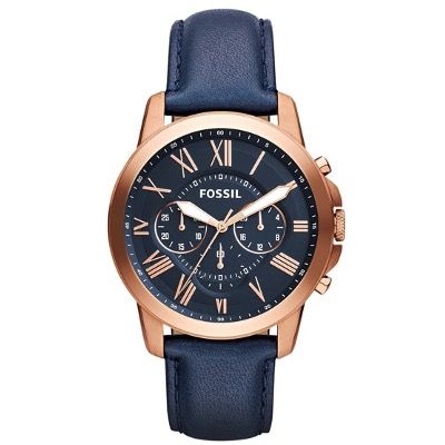 ⌚ Fossil Grant Edelstahl FS4835 mit Quarz-Chronographenwerk für 69,10€ (statt 164€)