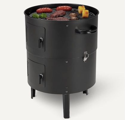 🔝🍖 Amazon Basics Outdoor Smoker mit 40,6 cm für 55,64€ (statt 67€)