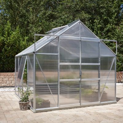🏡 Vitavia Gewächshaus Meridian 2 6700 254x254cm 🧨 für 749€ (statt 1.199€)