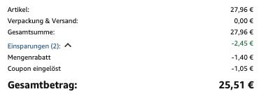 🌱 4x COMPO Bambus & Ziergräser Langzeit Dünger je 850 g ab 25,51€ (statt 33€)