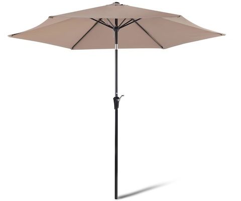 🏖️ Amazon Basics Sonnenschirm mit 305cm für 44,53€ (statt 53€)