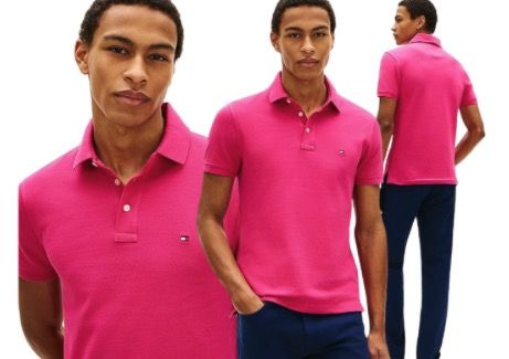 👕 Tommy Hilfiger 1985 Slim Poloshirt in Rosa für 39€ (statt 60€)
