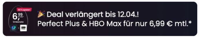 ⚠️🔥 Knaller: 📽️ waipu.tv Perfect Plus + HBO Max Basis mit Werbung im Bundle 🧨 für 6,99€ (statt 18€) ⚠️🔥 Knaller: 📽️ waipu.tv Perfect Plus + HBO Max Basis mit Werbung im Bundle 🧨 für 6,99€ (statt 18€)