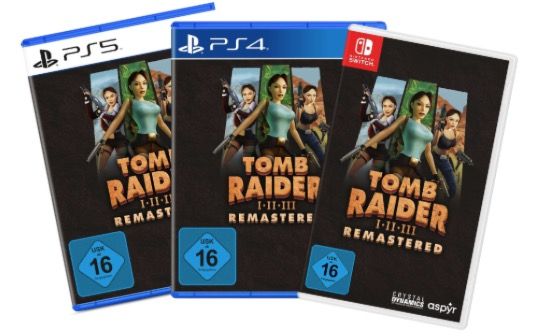 🛕 Tomb Raider 1 3 Remastered   Switch, PS4 & PS5 für 22,99€ (statt bis 28€)