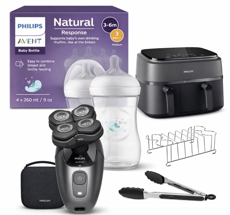 🥪🍗🍻 Amazon: Philips Megasale z.B. AVENT Natural Response Geschenkset für 25€ (statt 30€)