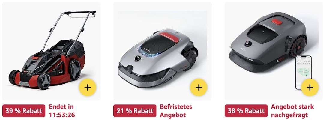 🏡 Amazon: Rasenmäher & Gartenwerkzeuge Sale z.B. Einhell Kettensäge für 99,99€ (statt 119€)