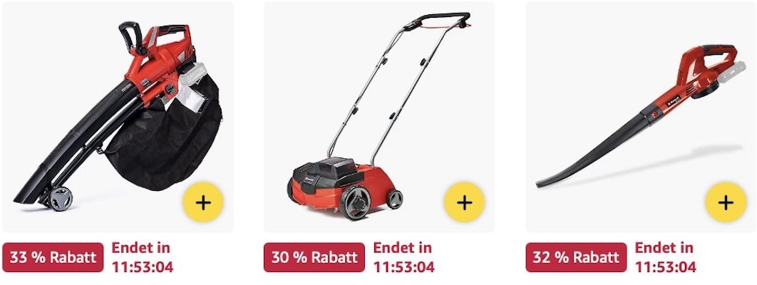 🏡 Amazon: Rasenmäher & Gartenwerkzeuge Sale z.B. Einhell Kettensäge für 99,99€ (statt 119€)