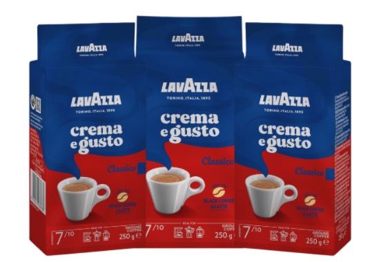 ☕ 10er Pack Lavazza Crema E Gusto Gemahlener Kaffee je 250g ab 44,99€ (statt 56€)