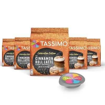 🤑🔝☕️ Amazon: Kaffeebohnen, Pads & Kapseln z.B. Tassimo Kapseln Limited Edition Cinnamon Roll für 26€ (statt 33€)