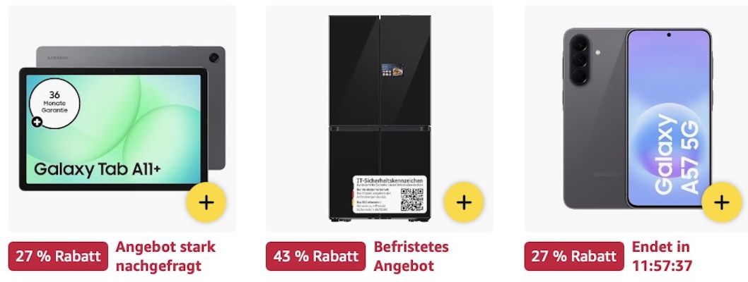 💻⌚️📲 Amazon: Samsung im Big Sale z.B. Galaxy Book4 Edge Galaxy AI Laptop für 1.099€ (statt 1.250€)