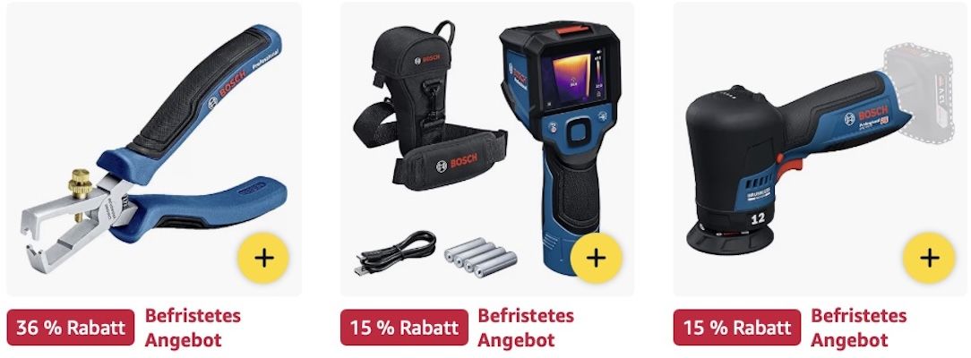 🔝🤑🛠️ Amazon: Bosch Professional Megadeals z.B. Akku Ratschenschrauber für 110€ (statt 126€