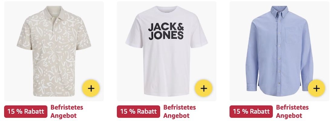 🔝🤑👕 Amazon: Jack & Jones Sale z.B. Male Trunks ab 22,44€ (statt 28€) 🔝🤑👕 Amazon: Jack & Jones Sale z.B. Male Trunks ab 22,44€ (statt 28€)