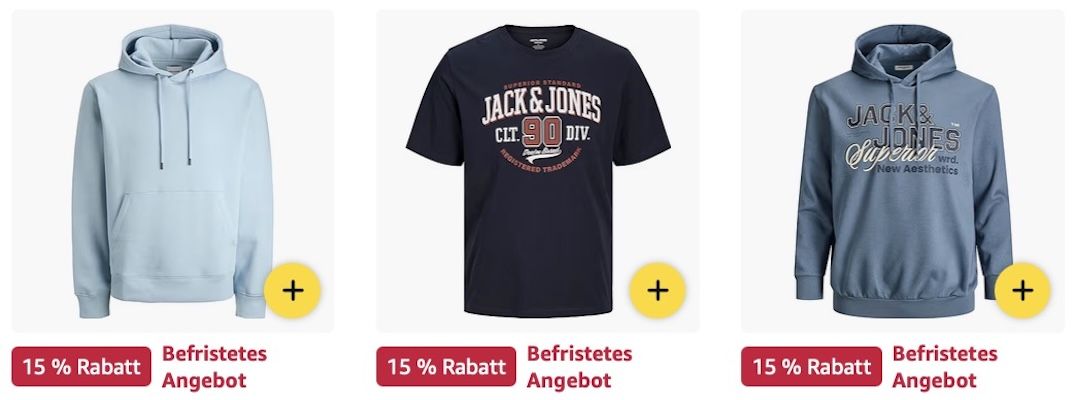 🔝🤑👕 Amazon: Jack & Jones Sale z.B. Male Trunks ab 22,44€ (statt 28€) 🔝🤑👕 Amazon: Jack & Jones Sale z.B. Male Trunks ab 22,44€ (statt 28€)
