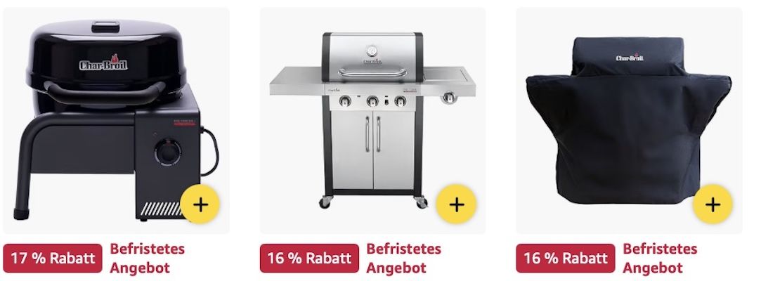 🔝🤑🍖 Amazon: TOP Preise auf Char-Broil Grills & Zubehör z.B. Tragbarer Gasgrill für 149,99€ (statt 179€) 🔝🤑🍖 Amazon: TOP Preise auf Char Broil Grills & Zubehör z.B. Tragbarer Gasgrill für 149,99€ (statt 179€)