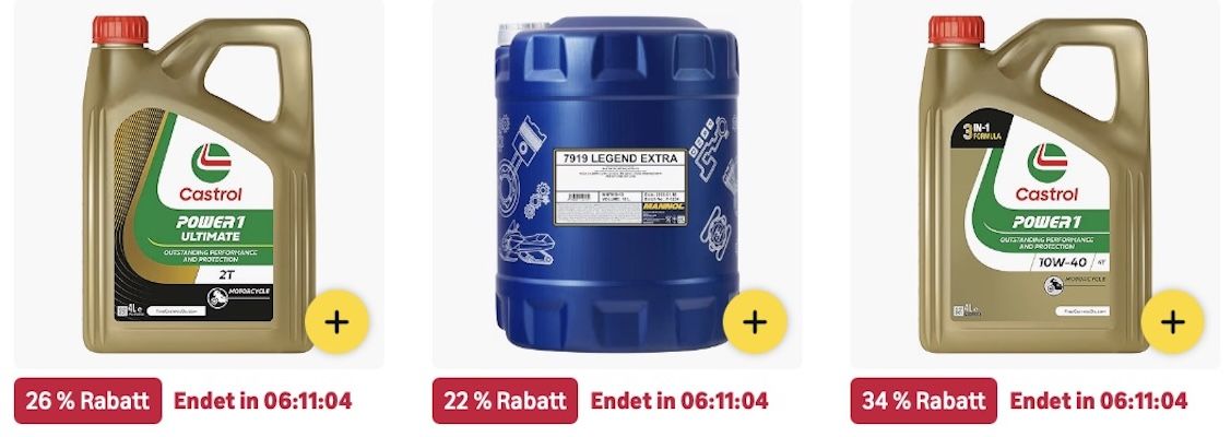 🚗🛢️ Amazon: Castrol & Liqui Moly im Prime Day Sale z.B. 5L Castrol EDGE 0W 30 Motoröl für 40€ (statt 51€)