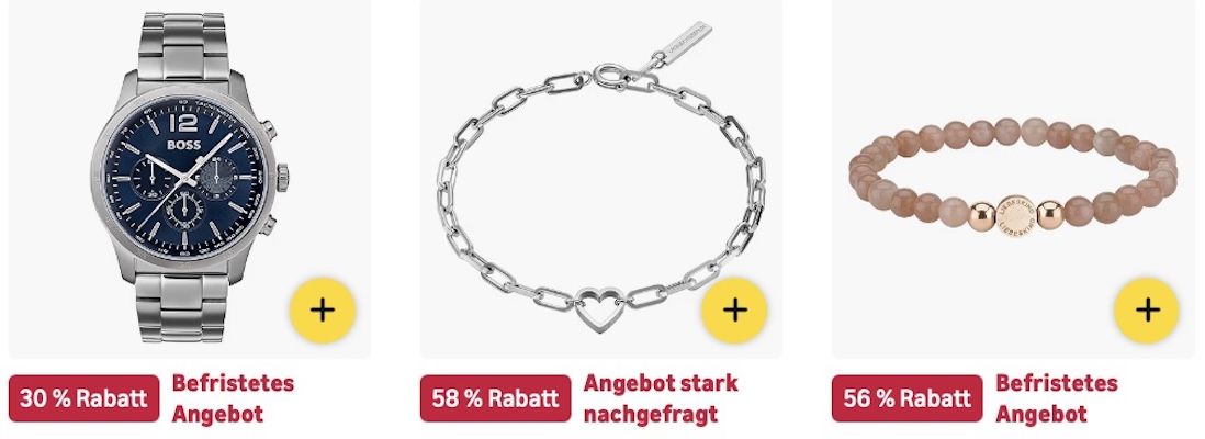 🔥 Amazon: Uhren und Schmuck im Sale z.B. Tommy Hilfiger Quarz Uhr für 100€ (statt 144€) 🔥 Amazon: Uhren und Schmuck im Sale z.B. Tommy Hilfiger Quarz Uhr für 100€ (statt 144€)