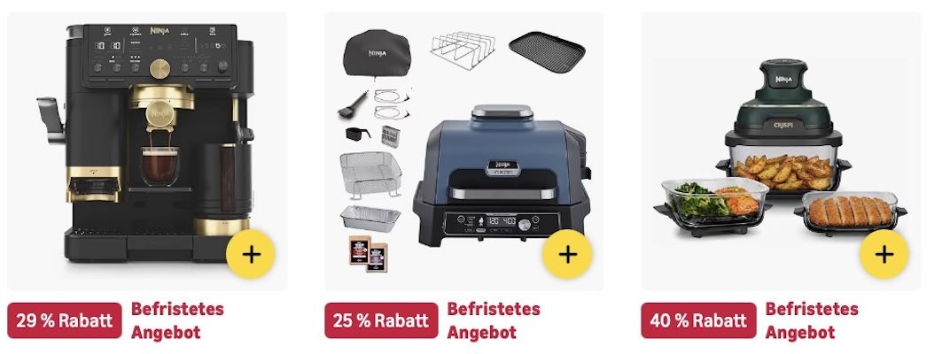 🔝🥷 Amazon: Ninja Produkte im Sale z.B. David Beckham Kaffeemaschine für 600€ (statt 850€) 🔝🥷 Amazon: Ninja Produkte im Sale z.B. David Beckham Kaffeemaschine für 600€ (statt 850€)