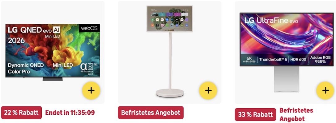 🔝💻📺 Amazon: Mega Sale mit bis -48% auf LG Electronics z.B. 65 🔝💻📺 Amazon: Mega Sale mit bis 48% auf LG Electronics z.B. 65 4K OLED Evo AI TV für 2.199€ (statt 2.650€)