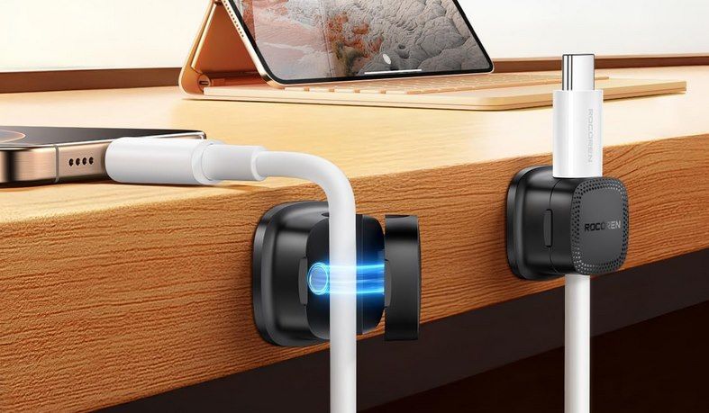 🔌 8x Rocoren magnetische Kabelhalter für 5,59€ (statt 10€)