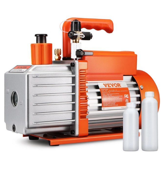 VEVOR VP245 2-stufige Drehschieber-Vakuumpumpe für 103,41€ (statt 136€)