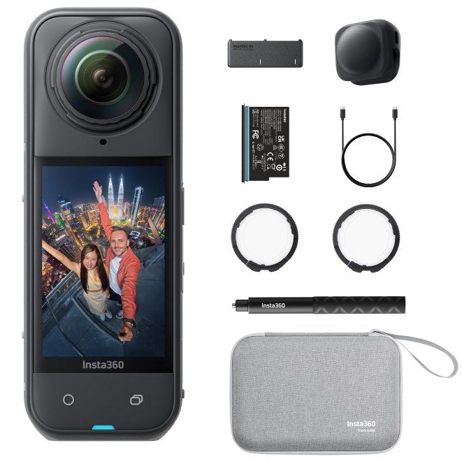 🤳 Insta360 X5 Must-Have-Bundle wasserdichte 8K 360° Kamera für 565€ (statt 700€)