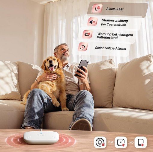 👨‍🚒 6x X Sense XS0D MR Smarter WLAN Rauchmelder mit Basisstation für 94,54€ (statt 124€)