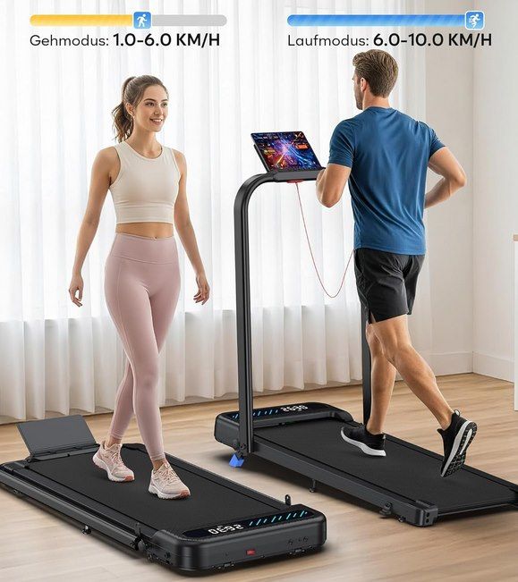 🚶 Cardirun TM037   2in1 Walkingpad mit 3 PS & bis 10 km/h für 132,99€ (statt 190€)